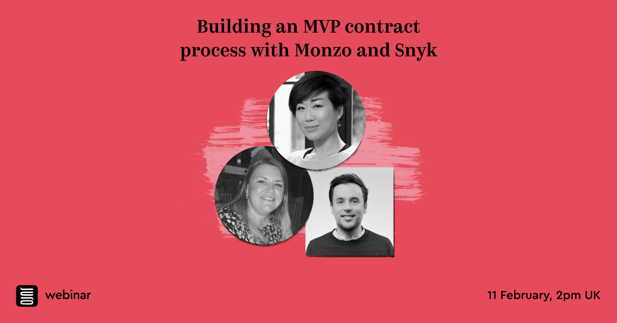 Webinar: Building an MVP contract process